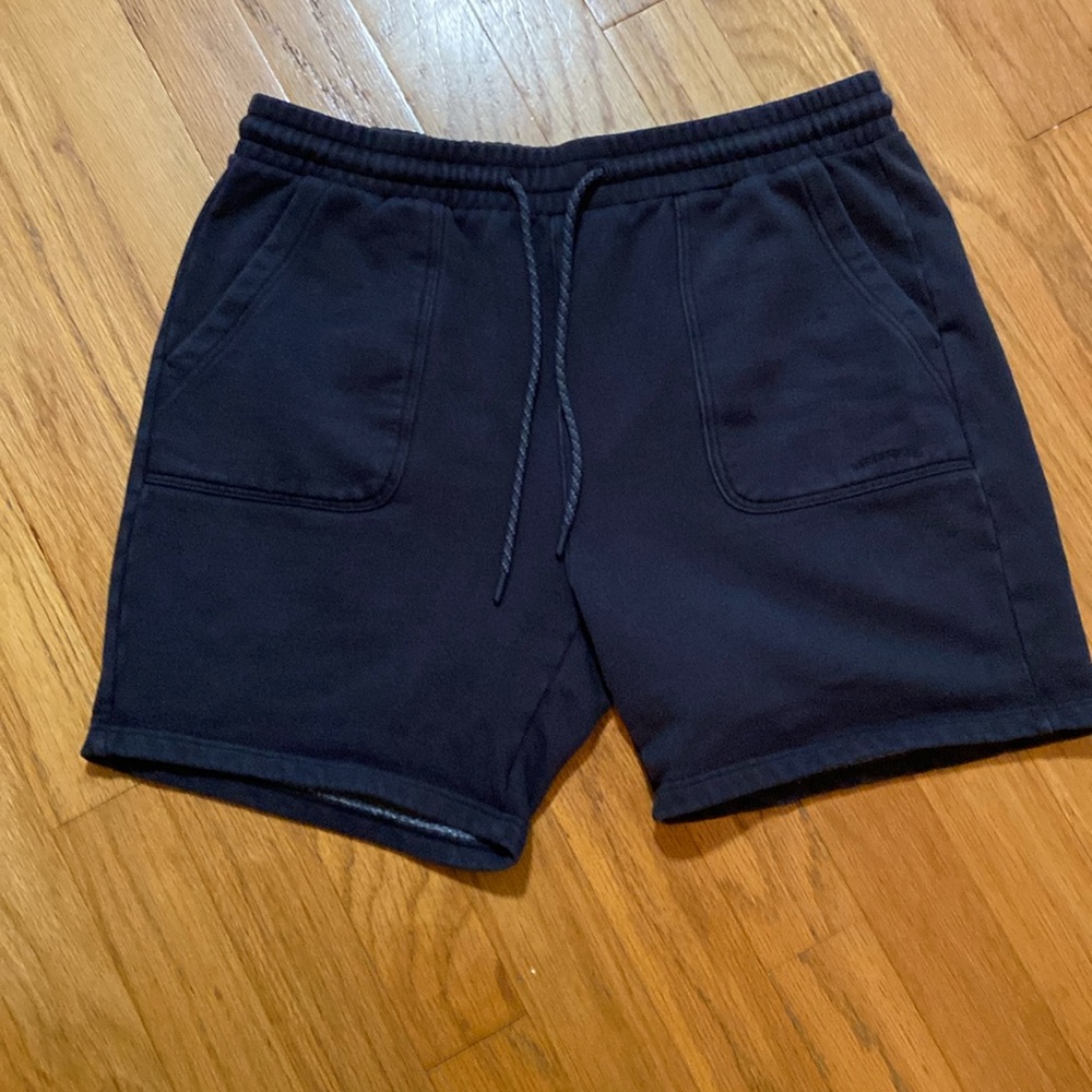 Merrell cotton Sweater Shorts, Navy, xxl w/ pockets